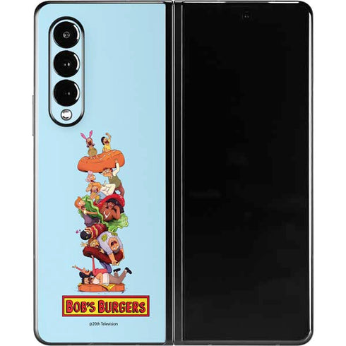 Bobs Burgers Stacked Galaxy Z Fold3 5G Skin