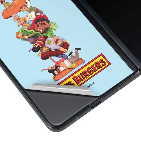Bobs Burgers Stacked Galaxy Z Fold3 5G Skin