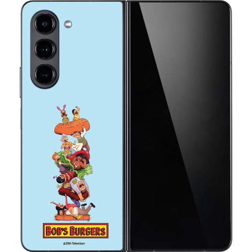 Bobs Burgers Stacked Galaxy Z Fold5 5G Skin