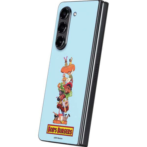 Bobs Burgers Stacked Galaxy Z Fold5 5G Skin