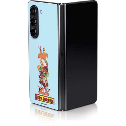 Bobs Burgers Stacked Galaxy Z Fold5 5G Skin