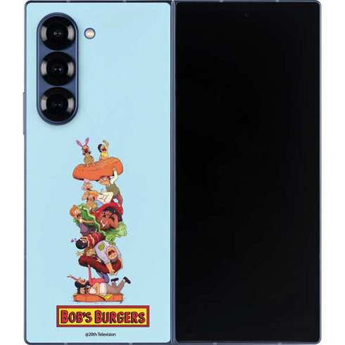 Bobs Burgers Stacked Galaxy Z Fold6 Skin