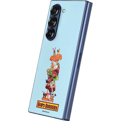 Bobs Burgers Stacked Galaxy Z Fold6 Skin