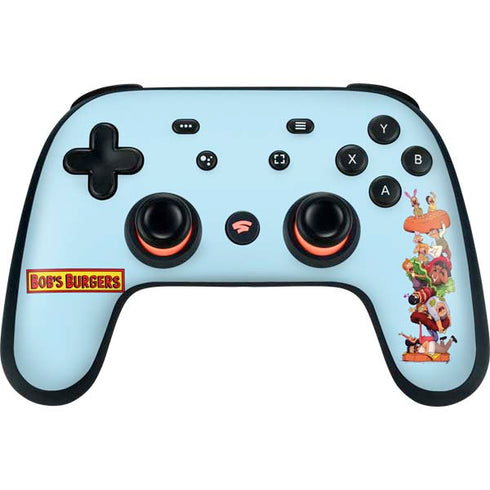 Bobs Burgers Stacked Google Stadia Controller Skin