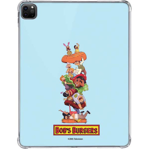 Bobs Burgers Stacked iPad Pro 11in (2024) Clear Case