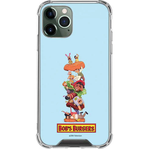 Bobs Burgers Stacked iPhone 11 Pro Max Clear Case