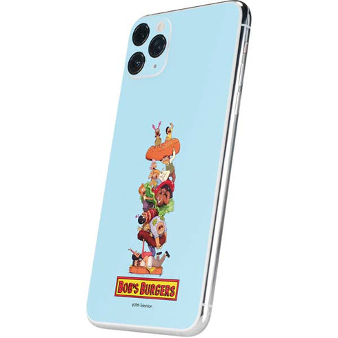 Bobs Burgers Stacked iPhone 11 Pro Max Skin