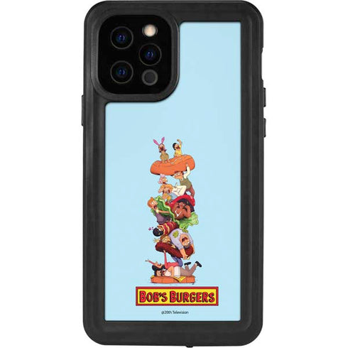 Bobs Burgers Stacked iPhone 12 Pro Waterproof Case