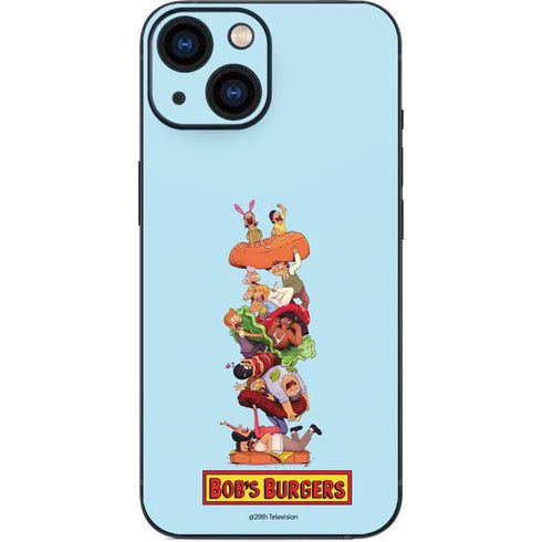 Bobs Burgers Stacked iPhone 13 Mini Skin