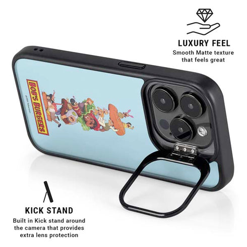 Bobs Burgers Stacked iPhone 13 Pro Max Kickstand Case