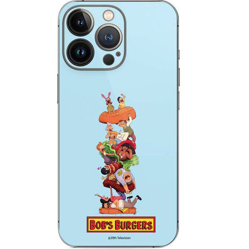 Bobs Burgers Stacked iPhone 13 Pro Skin