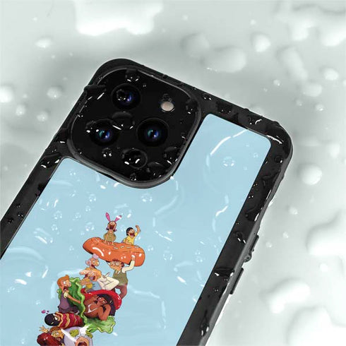 Bobs Burgers Stacked iPhone 14 Pro Max Waterproof Case
