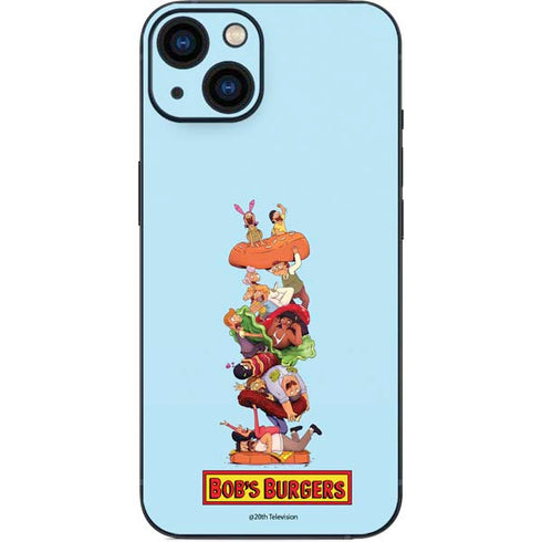 Bobs Burgers Stacked iPhone 14 Skin