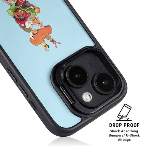 Bobs Burgers Stacked iPhone 15 Kickstand Case
