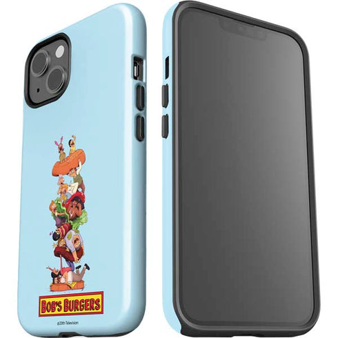 Bobs Burgers Stacked iPhone 15 Plus Impact Case