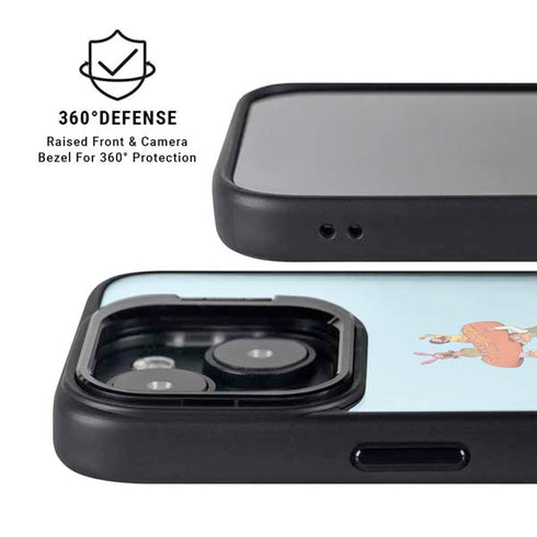 Bobs Burgers Stacked iPhone 15 Plus Kickstand Case