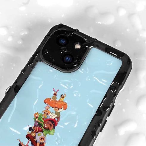 Bobs Burgers Stacked iPhone 15 Plus Waterproof Case