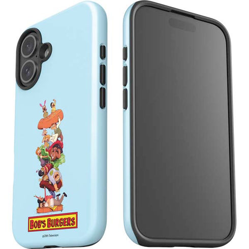 Bobs Burgers Stacked iPhone 16 Plus Impact Case