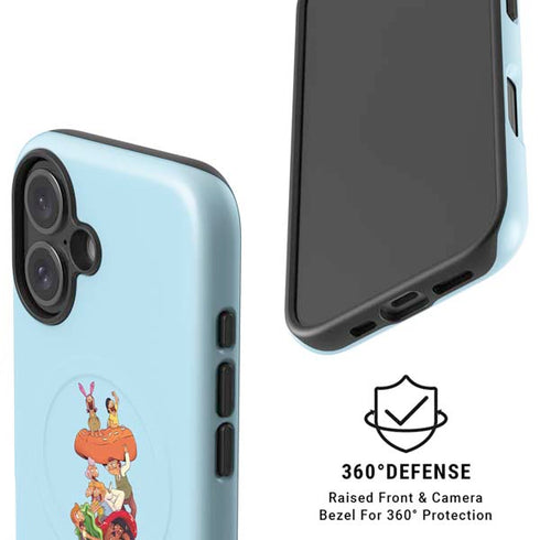 Bobs Burgers Stacked iPhone 16 Plus Magsafe Impact Case
