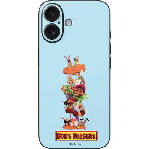 Bobs Burgers Stacked iPhone 16 Skin