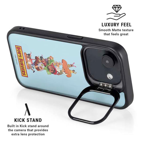 Bobs Burgers Stacked iPhone 16e Kickstand Case