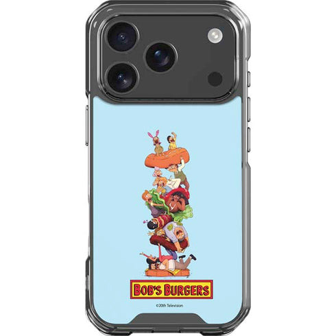 Bobs Burgers Stacked iPhone 18 Pro Clear Case