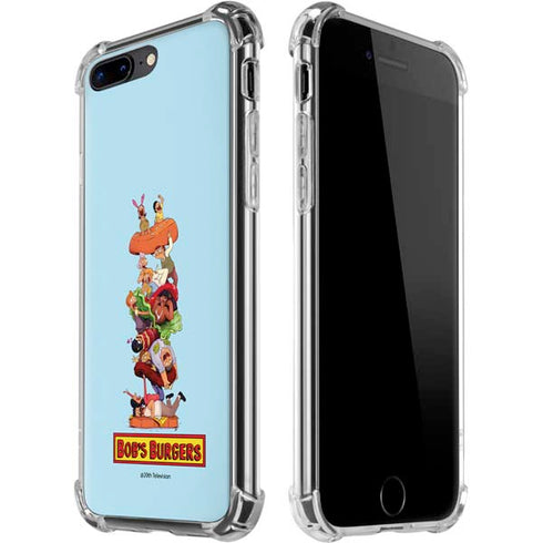 Bobs Burgers Stacked iPhone 7/8 Plus Clear Case