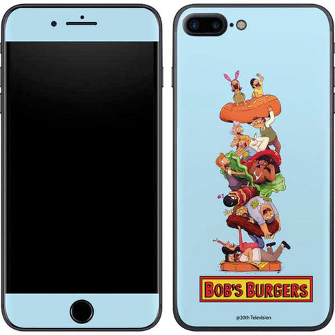 Bobs Burgers Stacked iPhone 7 Plus Skin