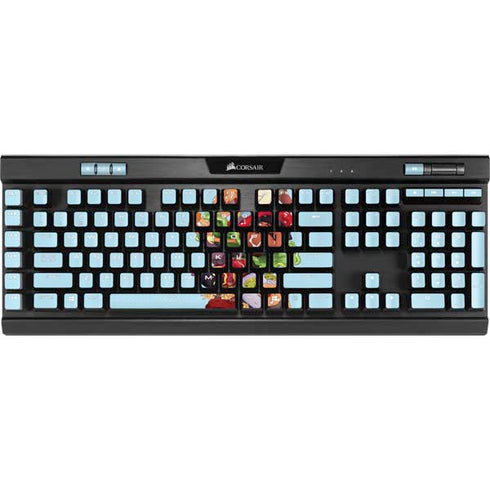 Bobs Burgers Stacked K95 RGB PLATINUM Mechanical Gaming Keyboard Skin