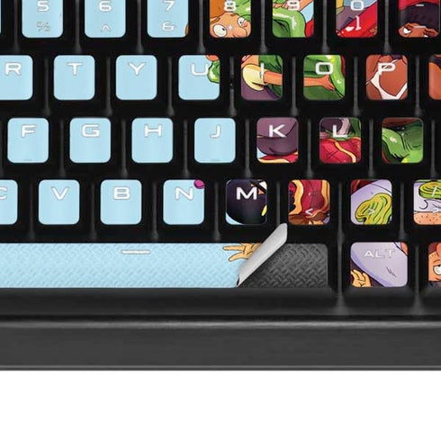Bobs Burgers Stacked K95 RGB PLATINUM Mechanical Gaming Keyboard Skin