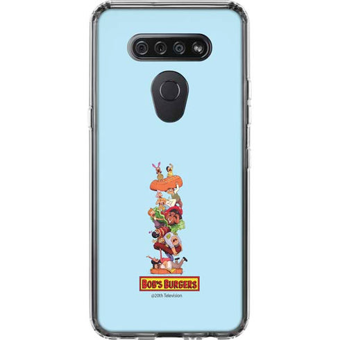 Bobs Burgers Stacked LG K51/Q51 Clear Case