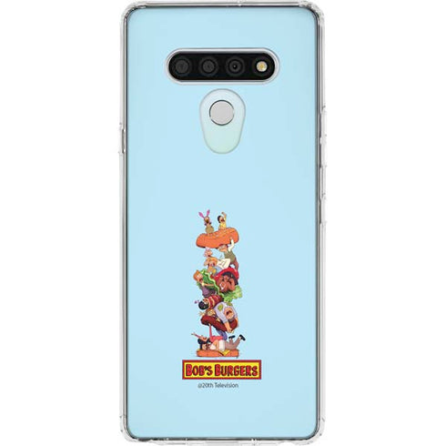 Bobs Burgers Stacked LG Stylo 6 Clear Case