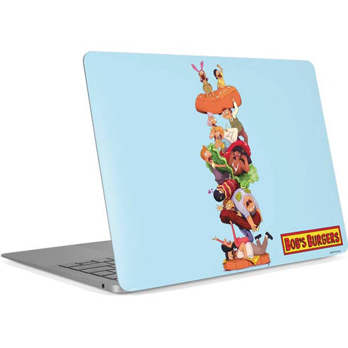 Bobs Burgers Stacked Apple MacBook Air Skin