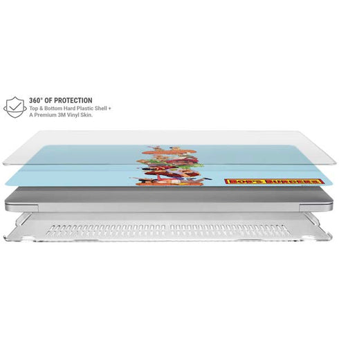 Bobs Burgers Stacked MacBook Air 15in (2023-2025) Case plus Skin