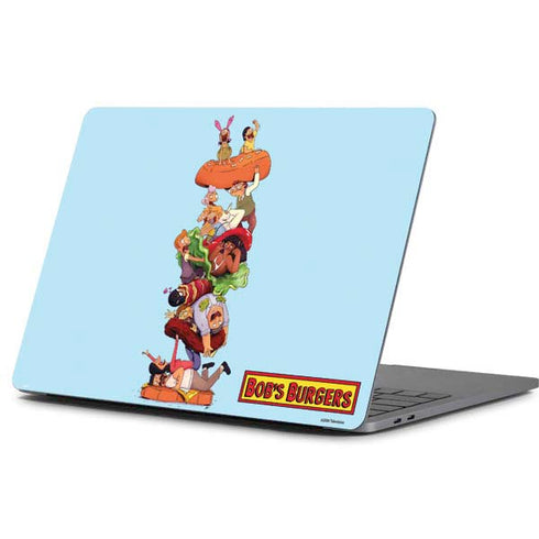 Bobs Burgers Stacked Apple MacBook Pro 13-inch Skin