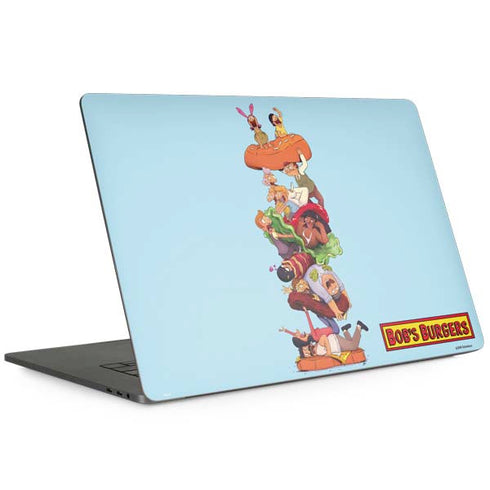 Bobs Burgers Stacked MacBook Skins