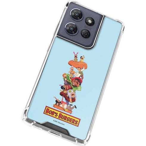 Bobs Burgers Stacked Moto G Power 5G (2025) Clear Case