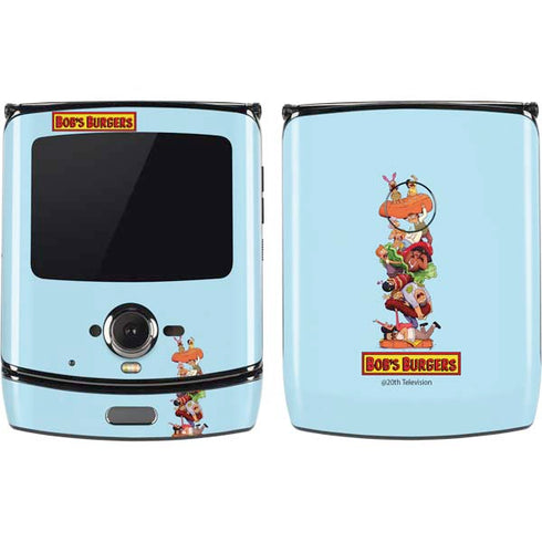Bobs Burgers Stacked Motorola RAZR Skin
