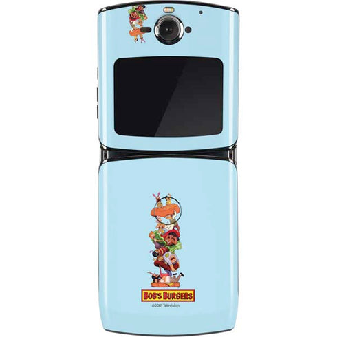 Bobs Burgers Stacked Motorola RAZR Skin