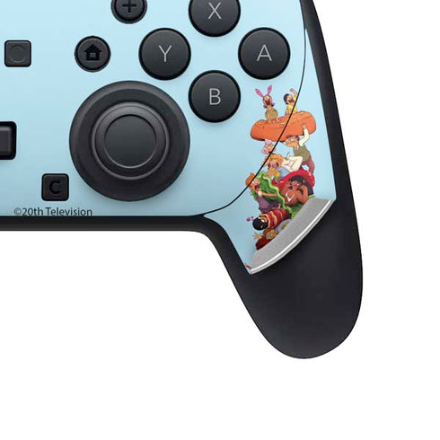 Bobs Burgers Stacked Nintendo Switch 2 (2025) Pro Controller Skin