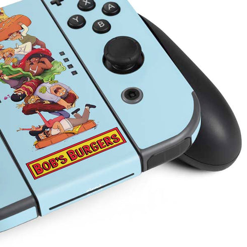 Bobs Burgers Stacked Nintendo Switch Bundle Skin