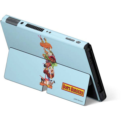 Bobs Burgers Stacked Nintendo Switch OLED (2021) Skin
