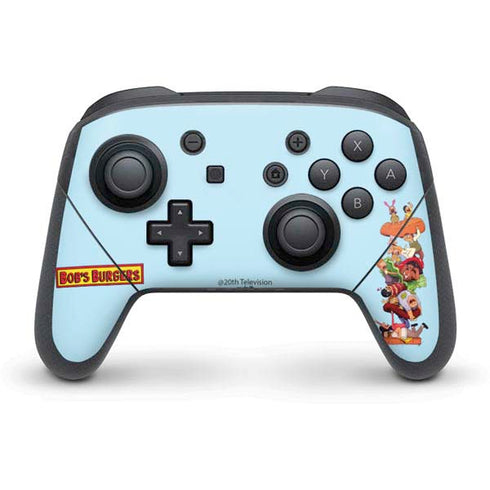 Bobs Burgers Stacked Nintendo Switch Pro Controller Skin
