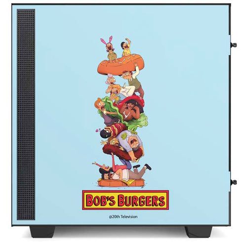 Bobs Burgers Stacked NZXT H510 Compact ATX Mid-Tower Case Skin