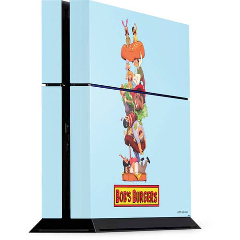Bobs Burgers Stacked PS4 Console Skin