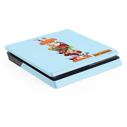 Bobs Burgers Stacked PS4 Slim Skin
