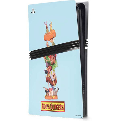 Bobs Burgers Stacked PS5 Pro Console Skin