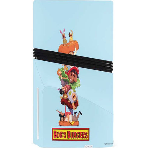 Bobs Burgers Stacked PS5 Pro Disk Bundle Skin