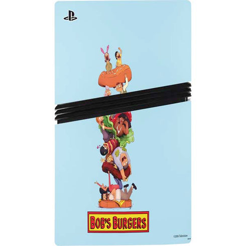 Bobs Burgers Stacked PS5 Pro Disk Console Skin