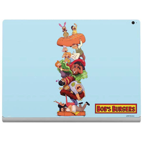 Bobs Burgers Stacked Surface Book 2 15in Skin